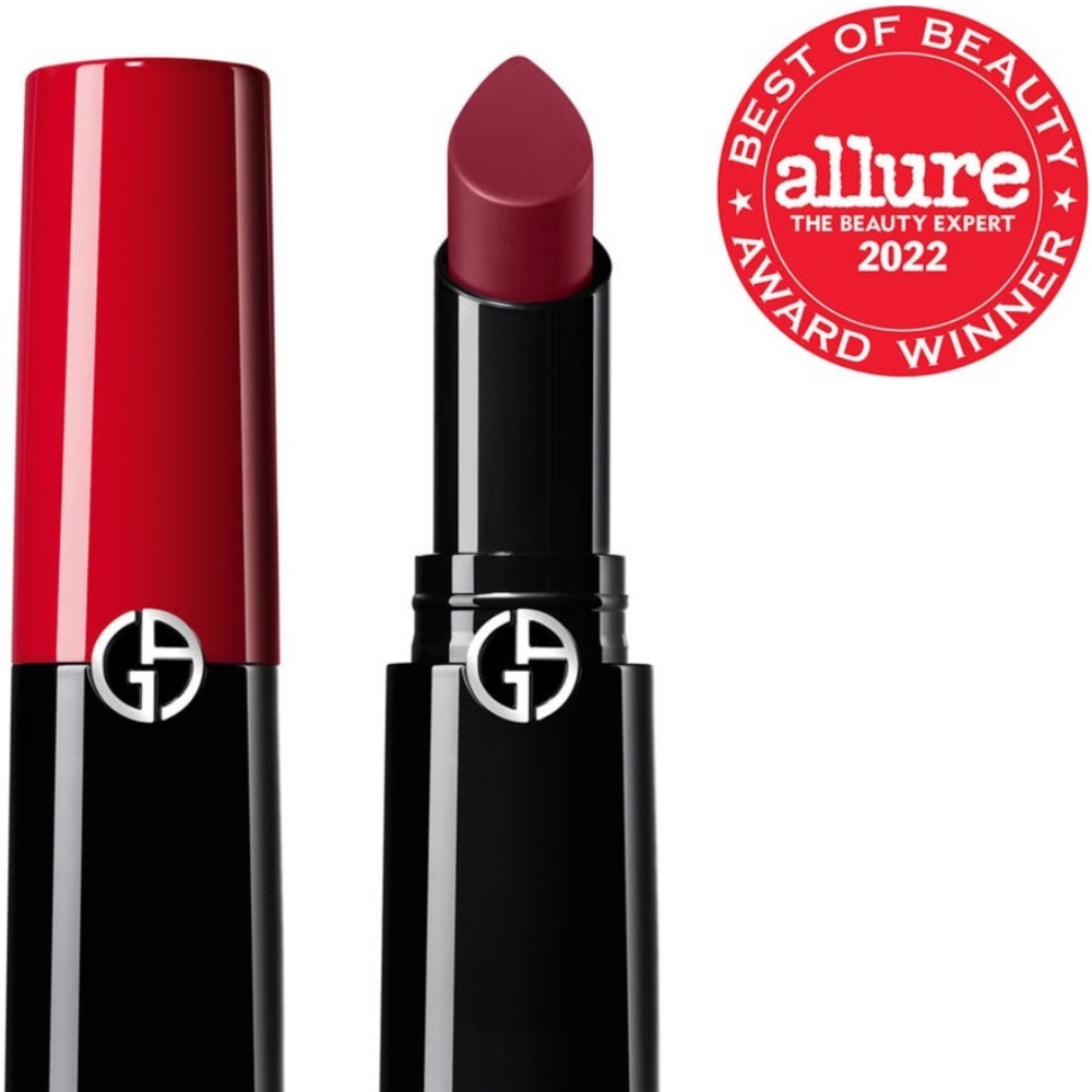 Giorgio Armani Lip Power long wear vivid color lipstick 404 “Tempting” brand new